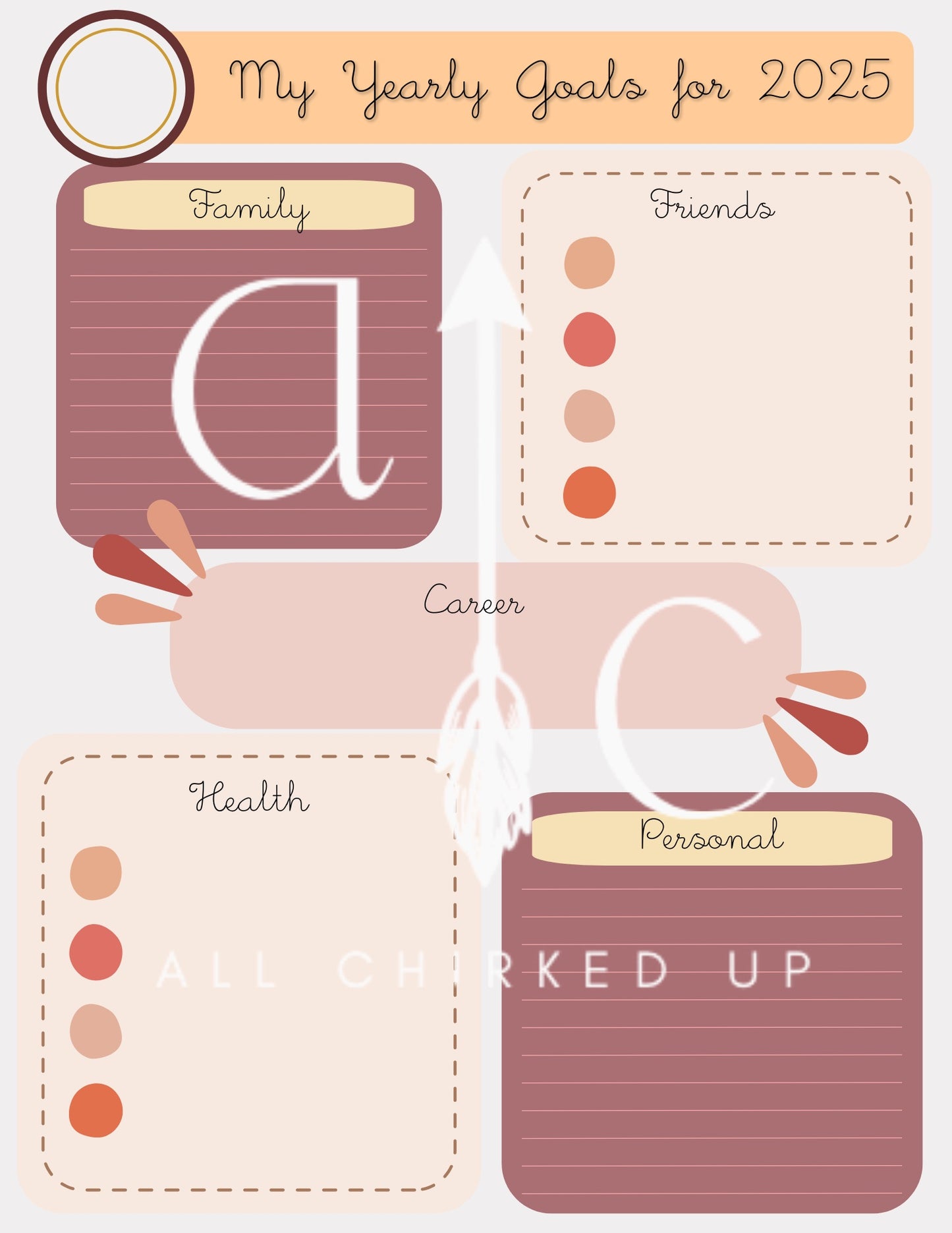 New Year New Plan Printable Bundle