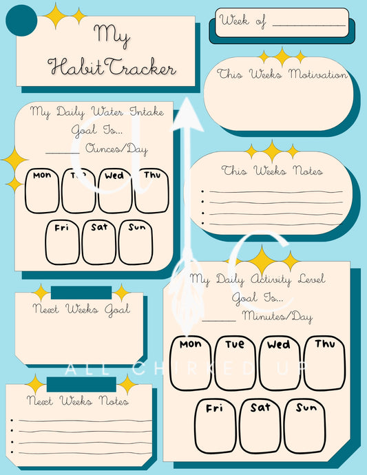 New Year New Plan Printable Bundle